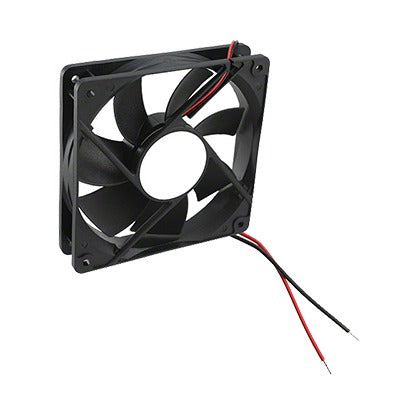Ventilador Anticondensante Axial Cuadrado, 12Vcc, 120x120x25 mm, 75.0 CFM, 1.9 W, 161 mA, 2200 RPM. Ventilador Anticondensante Axial Cuadrado, 12Vcc, 120x120x25 mm, 75.0 CFM, 1.9 W, 161 mA, 2200 RPM.